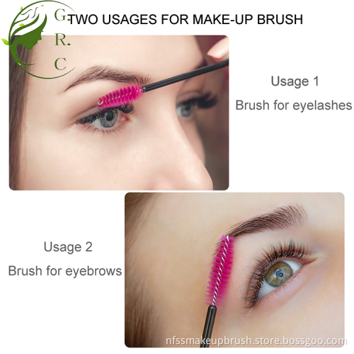 Best Small Plastic Crystal Disposable Thin Mascara Brush